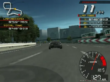 Ridge Racer V screen shot game playing